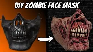 DIY Halloween Costumes - Zombie Face Mask Cover - Mask Making | Dark Nook