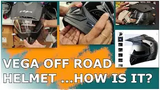 VEGA Off Road D,V Motorbike Helmet  Black HOW IS IT?