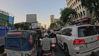 4K Cambodia Phnom Penh Street View 39