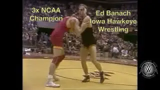 1980 177 pounds Ed Banach (Iowa) vs Dave Allen (Iowa State) | Old School NCAA Wrestling Dual Meet
