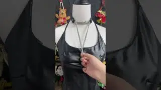 Where would you rock this? #necklace #choker #goth #tiktok #viralvideo