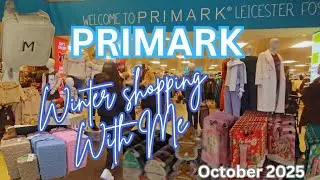 Winter Shopping at Primark ❄️ Cozy Aesthetic Vlog + Makeup Finds & Pyjamas October 2025 | FOSSE PARK