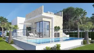 N0789 Key Ready 4 bed, 2 bath detached villas with private pools, Finestrat, Costa Blanca North