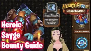 Heroic Bounty Sayge Seer of Darkmoon Guide | Korrak Equipment Unlock | Hearthstone Mercenaries
