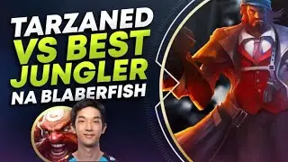 RANK 1 CARRYING VS BEST JUNGLER NA  (C9 BLABERFISH) | League of Legends