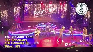 Hall & Oates tribute Private Eyes is coming to The Sanctuary in Biloxi, MS on Fri, Jan 30th, 2026.