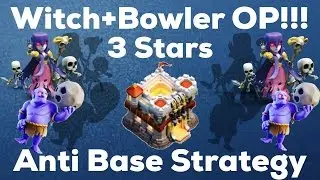 Clash Of Clan 🌟 3 Stars TH11 With Witch+Bowler 🌟