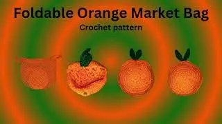Crocheted Orange Bag! - Crochet Pattern!