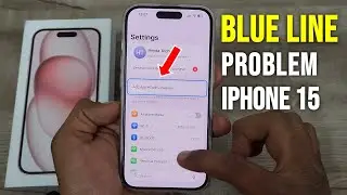 iphone 15 blue lines on screen problem | how to fix moving blue lines on iphone screen