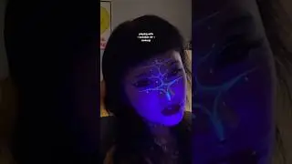 Check out @visiblejune trying out our clear UV eyeliner - UV IT!🤍