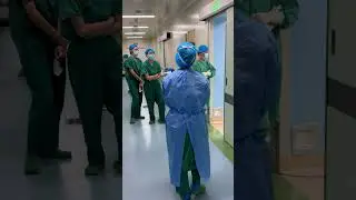 Doctors and nurses are walking backwards #doctor #hospital