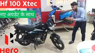 Hero Hf 100 xtec 2023 bs7 launch with new update soon, hf deluxe xtec launching soon new features .
