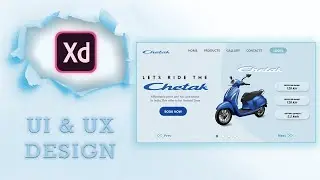 Make a Professional Website UI Design in Adobe XD - Adobe XD Tutorial