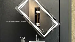 LED mirror product with