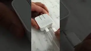 Apple 35W Dual Compact Power Adapter Plug In First Try #shorts #satisfying #apple #🔌