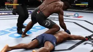 Crazy double knockdown on UFC 3