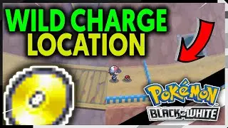 WHERE TO FIND TM93 WILD CHARGE ON POKEMON BLACK AND WHITE