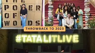 Throwback to TATA Lit Fest 2023 w Mumbai Bookstagrammers |  TATA LIT Live | Mumbai Lit Festival