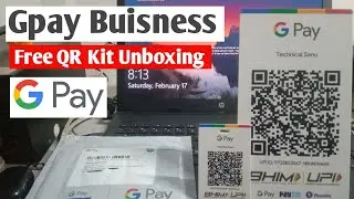 Google Pay Business Free QR Kit Unboxing | Free Gpay QR Code Unboxing