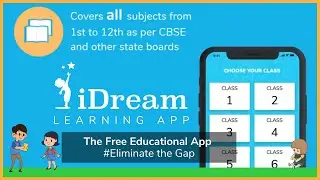 iDream Learning App - Now Known As iPrep Learning App For Class 1 to 12 In English and Hindi