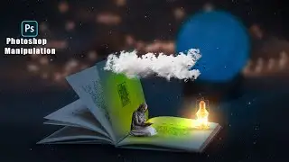 The Book Digital Art Photoshop Manipulation Tutorial 2023