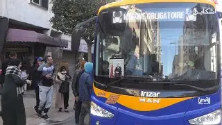 بعد سنتين من المعاناة و الإنتظار..حافلات جديدة مغربية الصنع  بمواصفات عالمية تجوب شوارع القنيطرة
