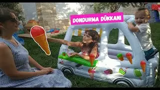 BAHÇEDE DONDURMA DÜKKANI  Elif ile Eğlenceli Çocuk Videosu