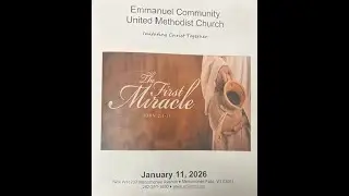January 11 2026 8:30 am  Service - Emmanuel Community UMC