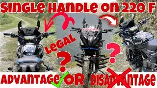 HOW TO INSTALL SINGLE HANDLE ON 220F || ADVANTAGE OR DISADVANTAGE|| HAKKU 21