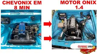 Chevette с двигателем Onix за 8 минут