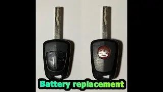 How To Replace A Battery On A Vauxhall Key Remote