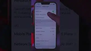 How To Enable Low Data Mode In iphone #shorts #iphone #mobiledata