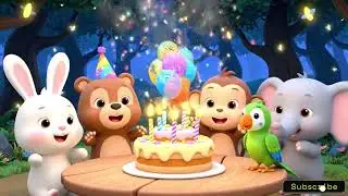 Happy Birthday Surprise Parade! | Fun Kids Birthday Song with Animals, Balloons & Music 🎂🎶