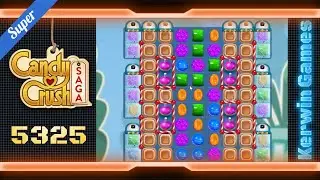 Candy Crush Saga Level 5325 - Super Hard Level - No Boosters