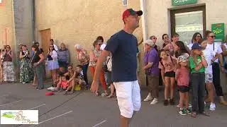 Fêtes de Trie sur Baïse, championnat d'Occitanie de lancer d'espadrilles