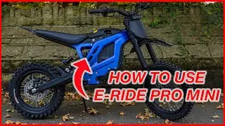 How To Operate Your E-Ride Pro Mini #ebike #dirtbike #kidsbike