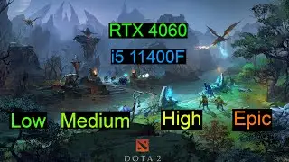 RTX 4060 + i5 11400F in Dota 2