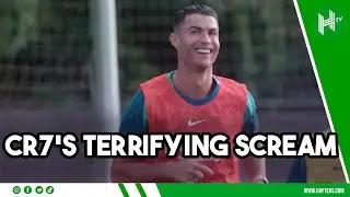 Ronaldo MOCKS Pepe in FUNNY Portugal training session