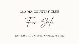 159 Teryl RD Unit#E3, Naples, FL 34112