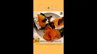 SALMON FLOWERETTE MUFFIN | FIT FOOD FOR BEGINNER COOKS #shorts