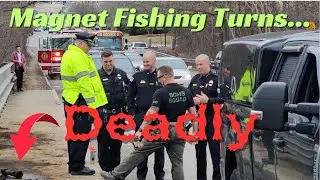Magnet Fishing Turns Deadly Bazooka Round Discovered in Needham, MA in the Charles River