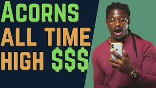 Cant Believe I Did This On Acorns!! - Settings To Make Money