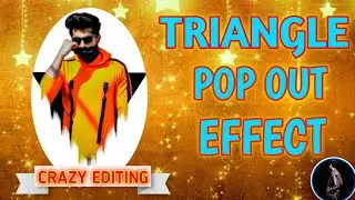 Triangle Pop Out Effect 2020 !! PicsArt Tutorial !! CRAZY EDITING !!🔥