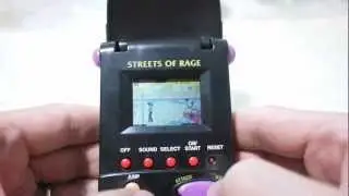 STREETS OF RAGE TIGER HANDHELD LCD GAME