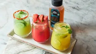3 Summer Drinks with #Agave -- Cucumber Agua Fresca, Watermelon Mint Mojito, Mango Lemonade