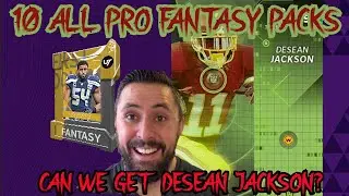 OPENING 10 ALL PRO FANTASY PACKS....CAN WE GET DESEAN?