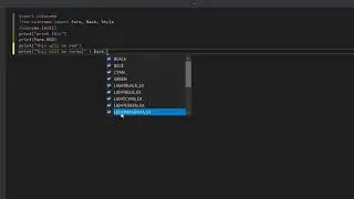 Create Colored Text In Python Output