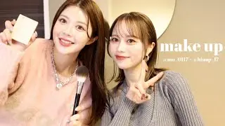 【雑談メイク】幼馴染の日菜に韓国っぽメイクしてみた💄🤍※かなりゆるめです
