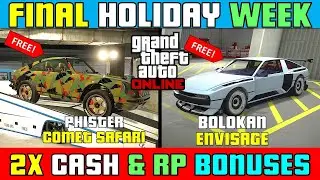 FINAL HOLIDAY WEEK | SNOW IS GONE | 2X BONUSES ON WEED SELL MISSIONS | GTA Online Weekly Update