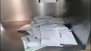 Automatic tea bag packing machine, tea bag with string, tag and outer envelope
